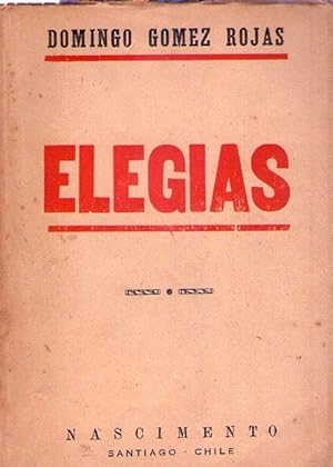 Imagen del vendedor de ELEGIAS. Prlogo de A. Acevedo Hernndez a la venta por Buenos Aires Libros