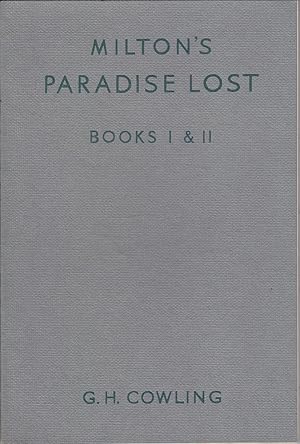 Imagen del vendedor de Milton's Paradise Lost: Books I & II a la venta por Mr Pickwick's Fine Old Books