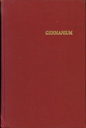 Imagen del vendedor de Germanium a la venta por Eureka Books