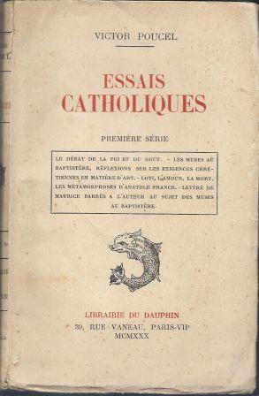 Seller image for Essais catholiques, Premire srie for sale by LES TEMPS MODERNES