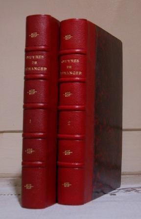 Immagine del venditore per Oeuvres de P. J. de Branger, nouvelle dition contenant les dix chansons publies en 1847 (COMPLET DE SES 2 TOMES) venduto da LES TEMPS MODERNES