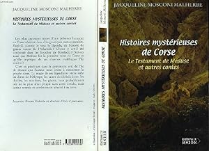 Seller image for HISTOIRES MYSTERIEUSE DE CORSE - LE TESTAMENT DE MEDUSE ET AUTRES CONTES for sale by Le-Livre