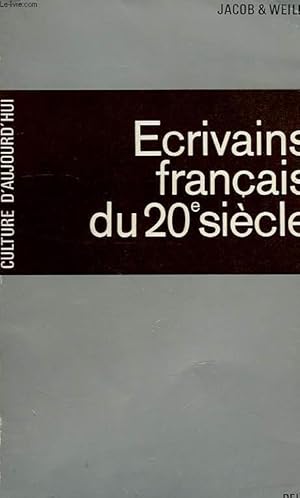 Bild des Verkufers fr ECRIVAINS FRANCAIS DU XXe SIECLE zum Verkauf von Le-Livre