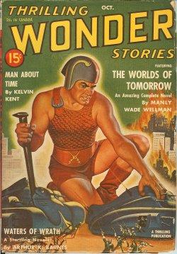 Bild des Verkufers fr THRILLING WONDER Stories: October, Oct. 1940 zum Verkauf von Books from the Crypt