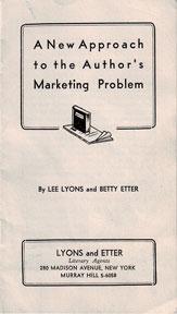 A New Approach to the Author's Marketing Problem.