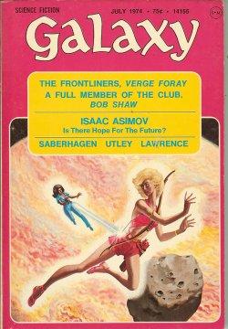Bild des Verkufers fr GALAXY Science Fiction: July 1974 ("Orbitsbville") zum Verkauf von Books from the Crypt
