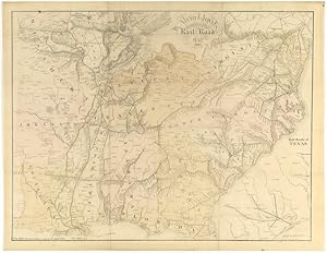 W. Alvin Lloyd's Southern Rail-Road Map, 1863