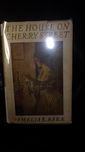 Seller image for The House on Cherry Street in Beige Dustjacket with Fashionable Girl in Dress Holding Candle in Room for sale by Bluff Park Rare Books