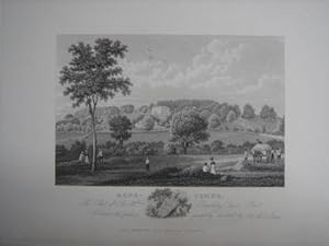 An Original Antique Engraving Illustrating Rendcombe, Gloucestershire. Published in 1825