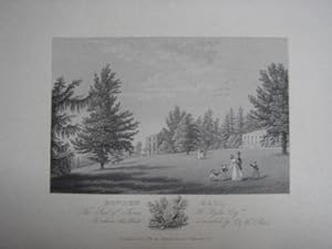 An Original Antique Engraving Illustrating Bowden Hall, The Seat of James H Byles, Esq. Published...