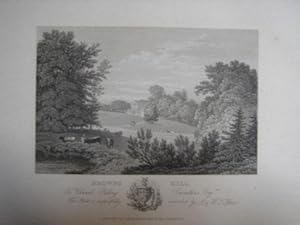 An Original Antique Engraving Illustrating Browns Hill in Gloucestershire. Published in 1825