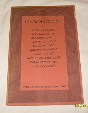 Seller image for A Book of Prefaces for sale by Big E's Books