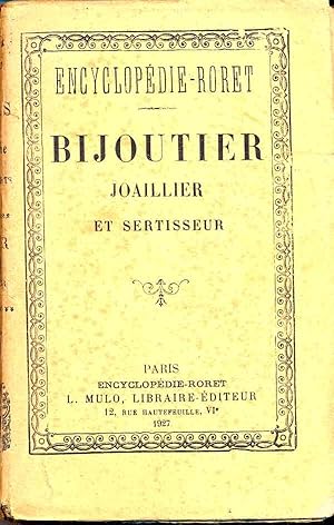 Imagen del vendedor de Bijoutier joaillier et sertisseur a la venta por Eratoclio