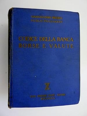 Seller image for CODICE DELLA BANCA BORSE E VALUTE Quarta Edizione" for sale by Historia, Regnum et Nobilia