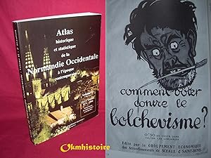 Imagen del vendedor de Atlas Historique et Statistique de la Normandie Occidentale . --------- Volume 2 : lections 1871-1994 a la venta por Okmhistoire