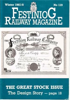 Festiniog Railway Magazine. Winter 1987/8. No 119