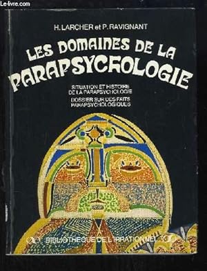 Seller image for Les Domaines de la Parapsychologie. for sale by Le-Livre