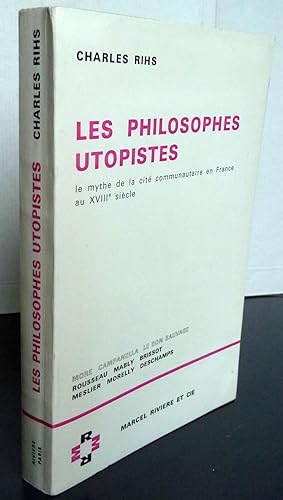 Bild des Verkufers fr Les philosophes utopistes zum Verkauf von Librairie Thot