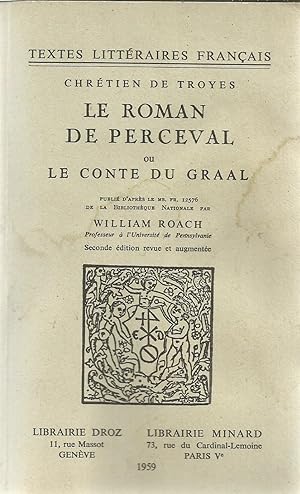 Image du vendeur pour Le Roman de Perceval ou Le Conte du Graal mis en vente par Joie de Livre