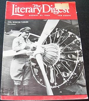 Seller image for THE LITERARY DIGEST MAGAZINE AUGUST 31, 1935 for sale by Wilson Book Research