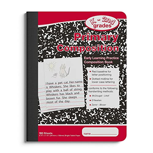 Imagen de archivo de STAPLES 127173 Primary Composition Book 9 3/4-Inch X 7 1/2-Inch a la venta por Goodwill