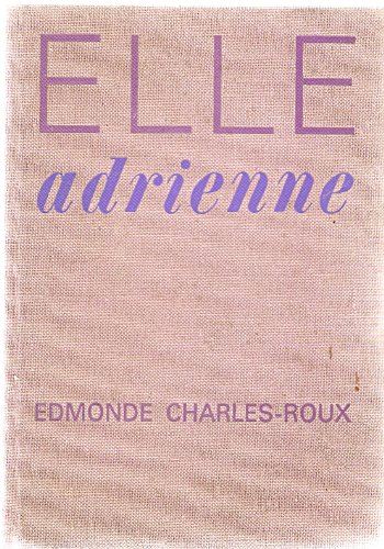 Imagen de archivo de Elle, Adrienne a la venta por Librairie Th  la page