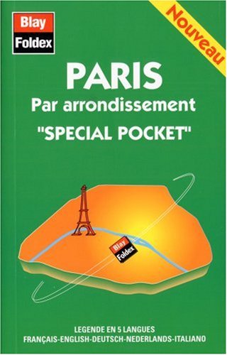 Beispielbild f�r Plan de ville : Paris, par arrondissement (sp�cial pocket et avec un index) zum Verkauf von medimops