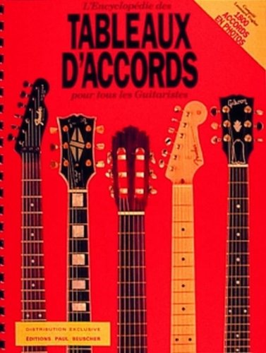 Beispielbild fr L'encyclopdie des tableaux d'accords pour tous les guitaristes - 1800 accords en photos zum Verkauf von medimops