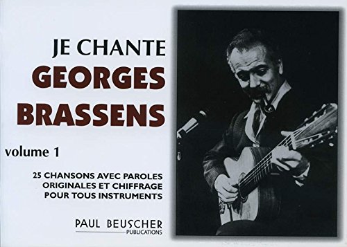 Beispielbild fr Partition : Je chante Brassens vol 1 zum Verkauf von medimops