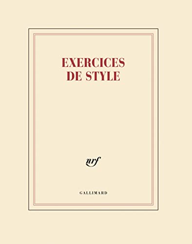Beispielbild fr Exercices de style zum Verkauf von Arnaud Nice
