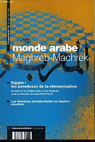 3303331801511: Egypte : les Paradoxes de la Reislamisation. les Elections Presidentielles en Algrie : les Resultat