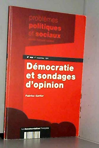 3303332106660: Democratie et sondages d'opinion (Problmes Politiques et Sociaux)