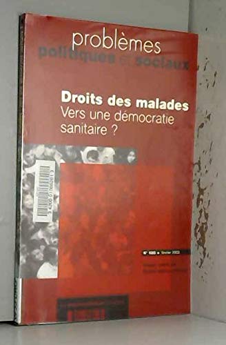 Stock image for Droits des malades. Vers une dmocratie sanitaire ? for sale by Ammareal