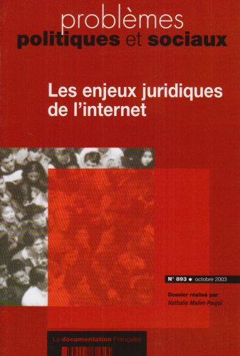 Beispielbild fr Les enjeux juridiques de l'internet zum Verkauf von Ammareal
