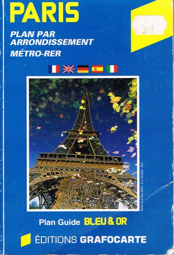 Beispielbild f�r Plan de ville : Paris par arrondissement, m�tro, RER zum Verkauf von medimops