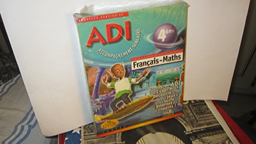 Stock image for ADI Accompagnement scolaire - franais-maths,4e / 3 CD-ROM PC,1997 for sale by medimops