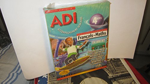 3348542025486: ADI Accompagnement scolaire - franais-maths,4e / 3 CD-ROM PC,1997