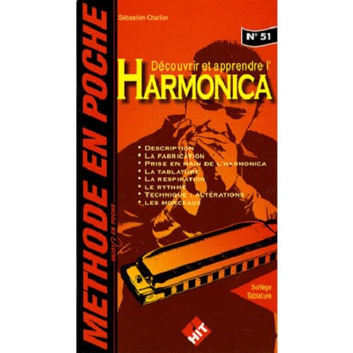 Stock image for Mthode en Poche : dcouvrir et apprendre l' harmonica (collection music en poche n 51) for sale by Ammareal