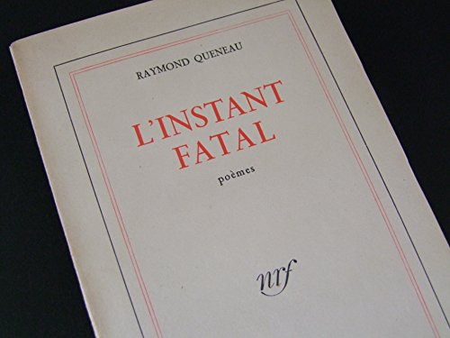 Image d'archives pour L'instant fatal. po mes. [Unknown Binding] mis en vente par Hubert Colau