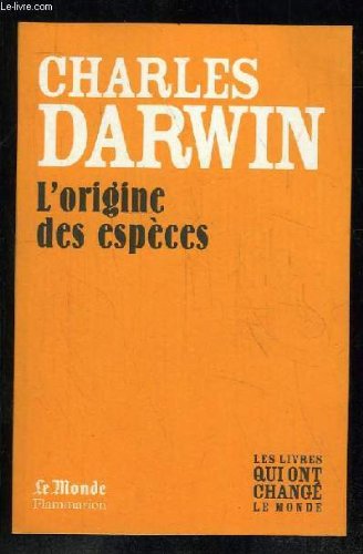 3780260401003: L'ORIGINE DES ESPECES.