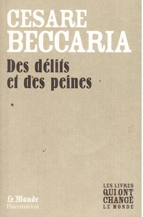 Stock image for Des d lits et des peines [Paperback] Cesare Beccaria for sale by LIVREAUTRESORSAS