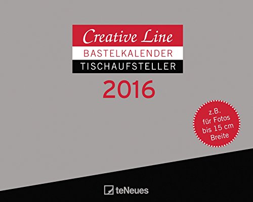 Beispielbild fr Bastelkalender Tischaufsteller quer 2016 - Creative Line / Kreativ-Kalender - 16 x 20 cm zum Verkauf von medimops
