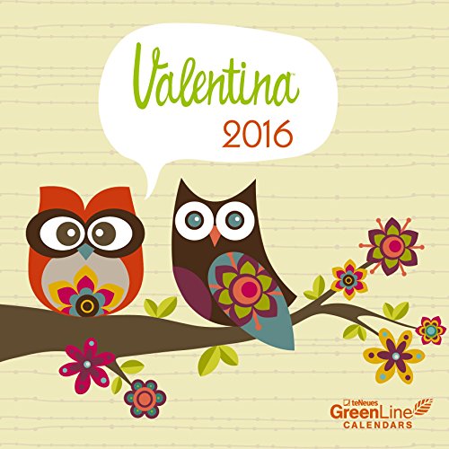 4002725778505: Valentina 2016 - Mini Grid Calendar - character - 17.5 x 17.5cm