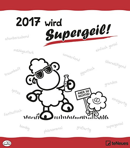 Beispielbild fr Sheepworld 2017 - Sprchekalender, Cartoonkalender, Wandkalender - 30 x 34 cm zum Verkauf von medimops