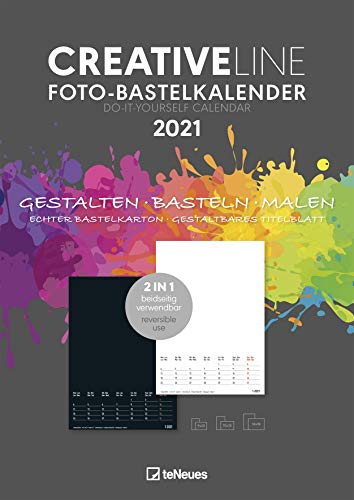 Beispielbild fr Foto-Bastelkalender 2 in 1 2021 - Kreativ-Kalender - DIY-Kalender - Kalender-zum-basteln - 21x29,7 - datiert zum Verkauf von medimops