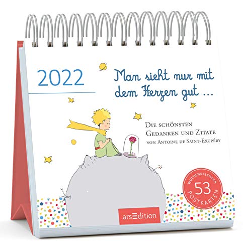 Stock image for Postkartenkalender Man sieht nur mit dem Herzen gut . 2022 for sale by medimops