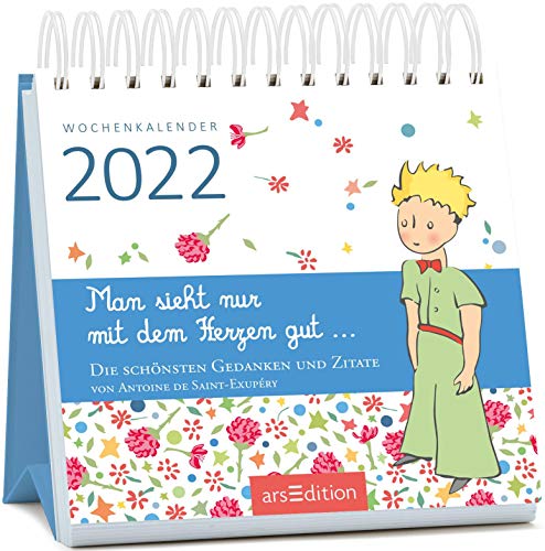 Stock image for Miniwochenkalender Man sieht nur mit dem Herzen gut . 2022 for sale by medimops