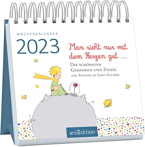 Stock image for Mini-Wochenkalender Man sieht nur mit dem Herzen gut . 2023: Kleiner Tischkalender voller Inspiration und Liebe for sale by medimops