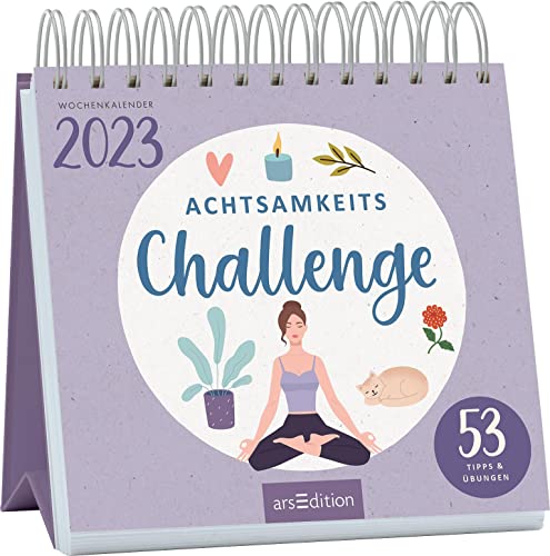 Stock image for Kalender Achtsamkeits-Challenge 2023: 53 Tipps und bungen for sale by medimops
