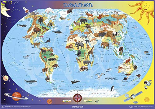 Beispielbild fr Tierweltkarte zum Verkauf von Blackwell's